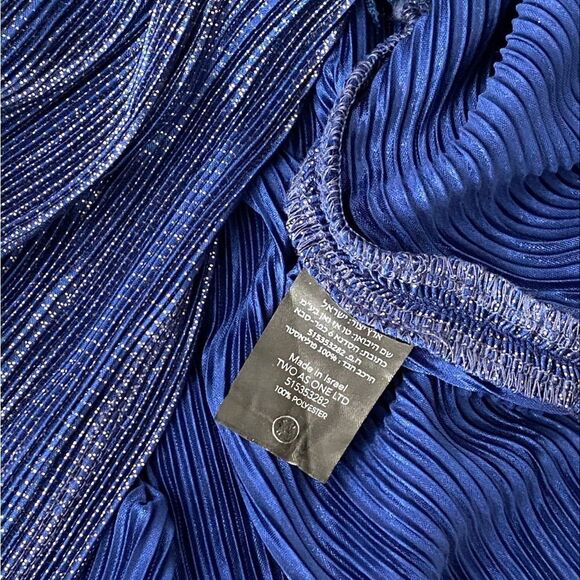 SABINA MUSÁYEV Maya Foiled Pleated Knit Minidress size M - Picture 11 of 12